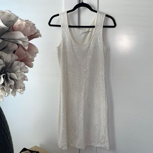 White Sequin Dress